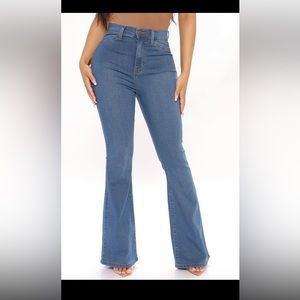 Fashion nova flare jeans